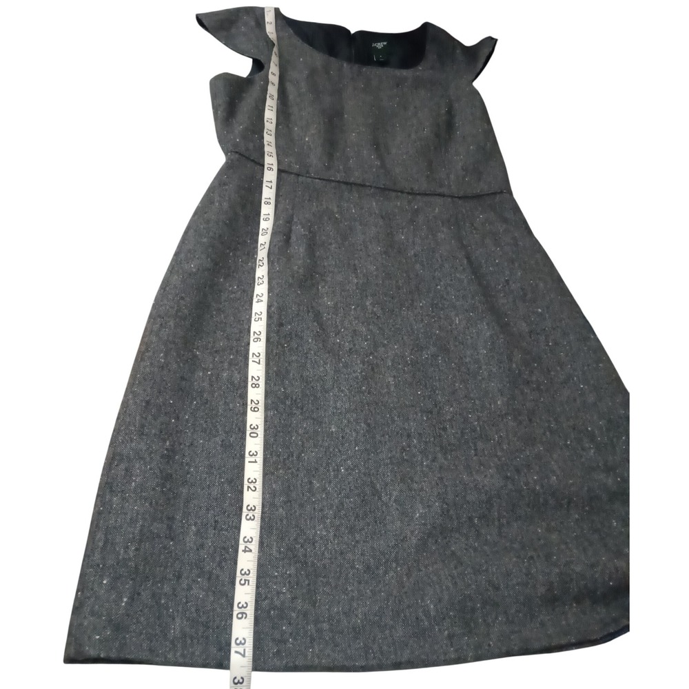 J. Crew Suiting Wool Blend Gray Dress Career Office Business Casual - Picture 13 of 13